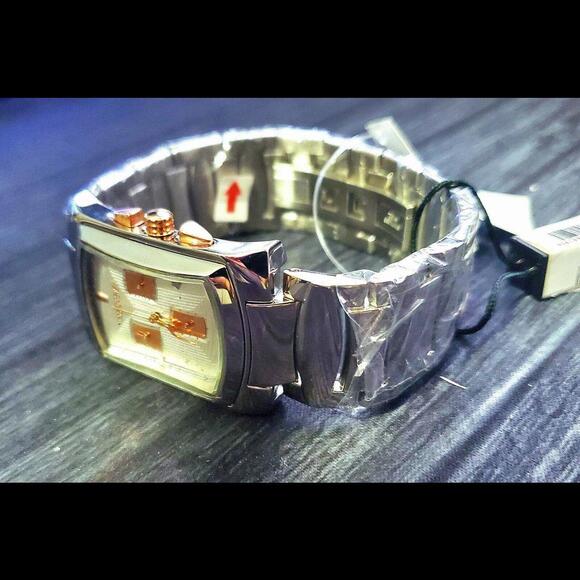 NEW Roberto Cavalli SS Rose Tomahawk Men's Chronograph‎ Watch - Picture 7 of 10